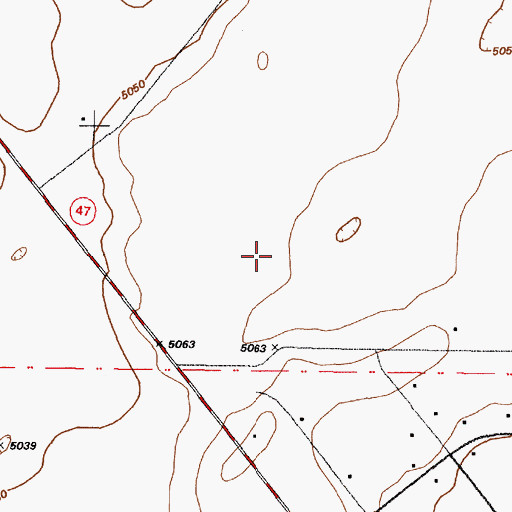 Topographic Map of UN 1 Lot 1 Water Well, NM