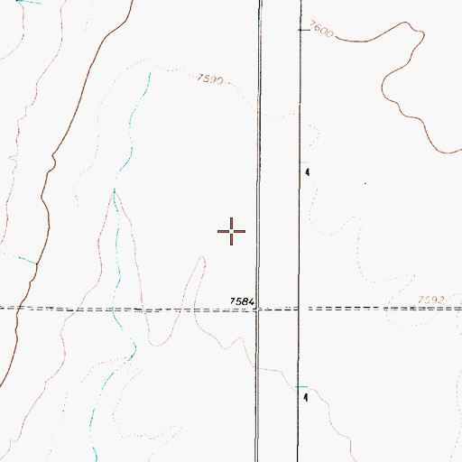 Topographic Map of 10013 Water Well, NM