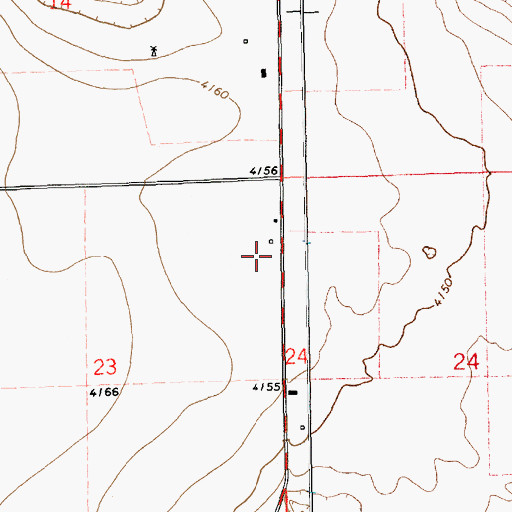 Topographic Map of 11153 Water Well, NM