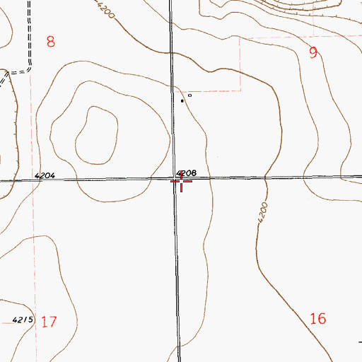 Topographic Map of 11148 Water Well, NM