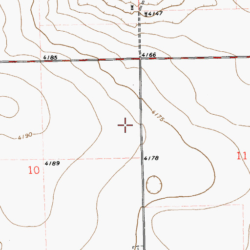 Topographic Map of 11149 Water Well, NM