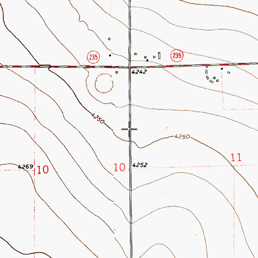 Topographic Map of 11111 Water Well, NM