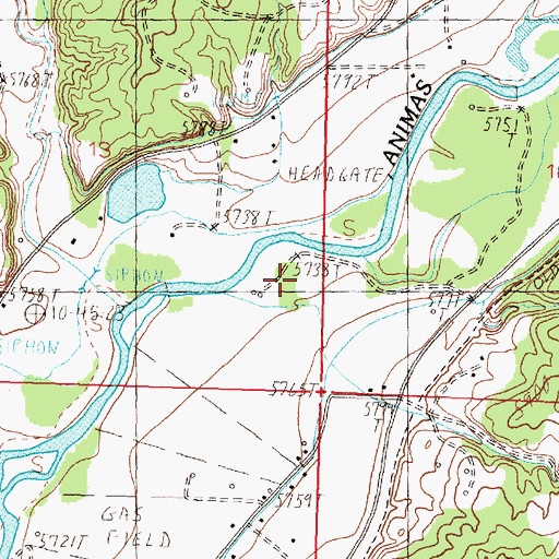 Topographic Map of SJ-2289 Water Well, NM
