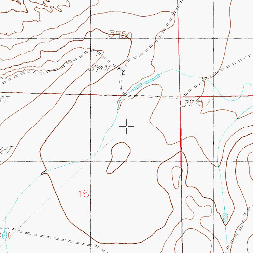 Topographic Map of 11025 Water Well, NM