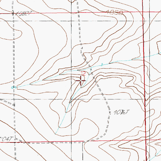 Topographic Map of 11011 Water Well, NM