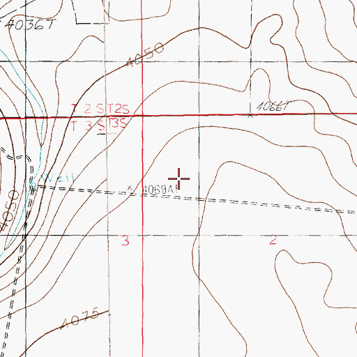 Topographic Map of 10936 Water Well, NM