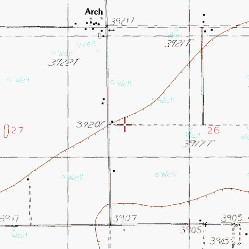 Topographic Map of 10118 Water Well, NM