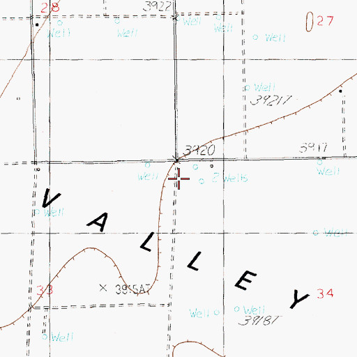 Topographic Map of 12408 Water Well, NM