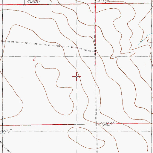 Topographic Map of 12518 Water Well, NM