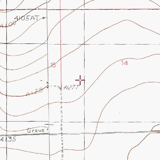 Topographic Map of 12661 Water Well, NM