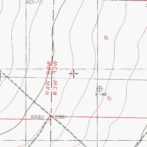 Topographic Map of 10031 Water Well, NM