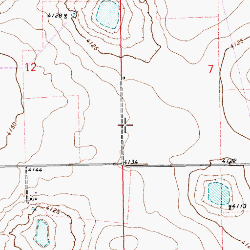 Topographic Map of 11177 Water Well, NM