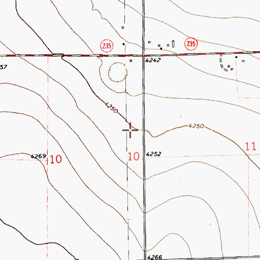 Topographic Map of 11112 Water Well, NM