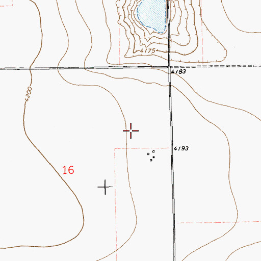 Topographic Map of 10134 Water Well, NM