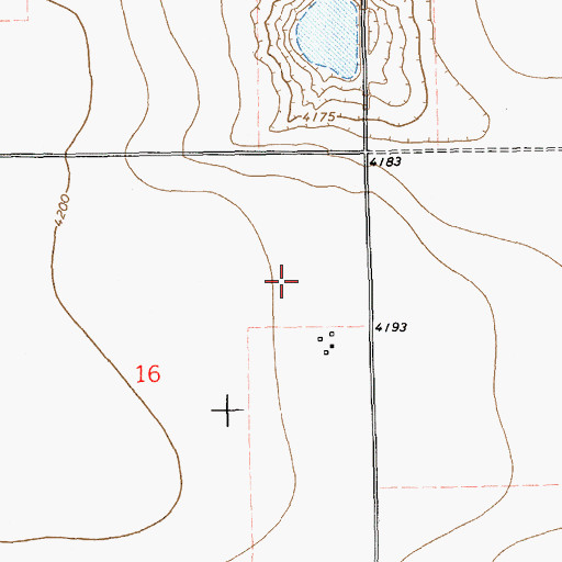 Topographic Map of 10135 Water Well, NM