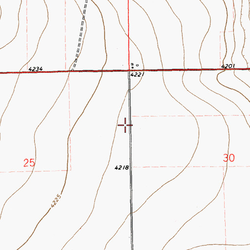 Topographic Map of 11157 Water Well, NM