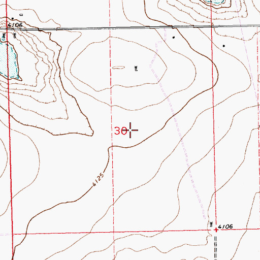Topographic Map of 11191 Water Well, NM