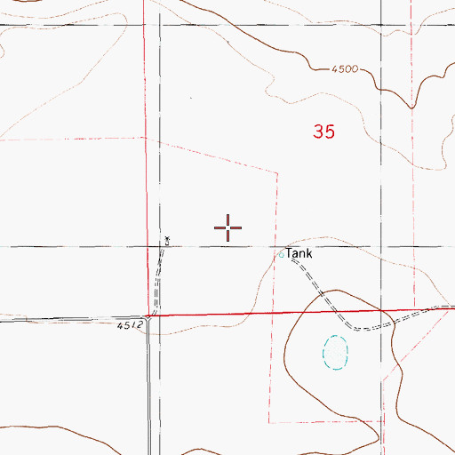 Topographic Map of 06082 Water Well, NM