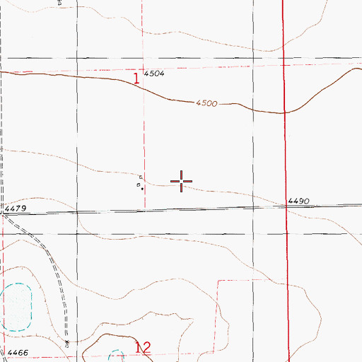 Topographic Map of 06117 Water Well, NM