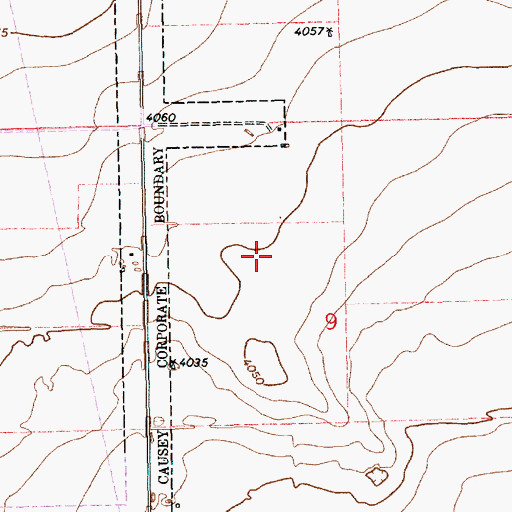 Topographic Map of 11344 Water Well, NM