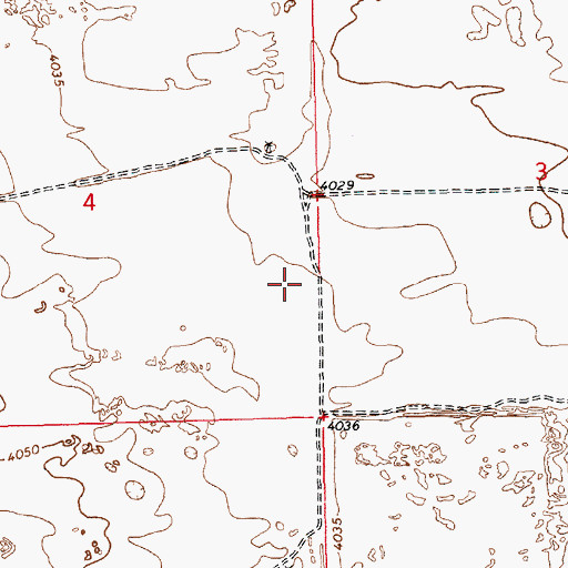 Topographic Map of 11526 Water Well, NM