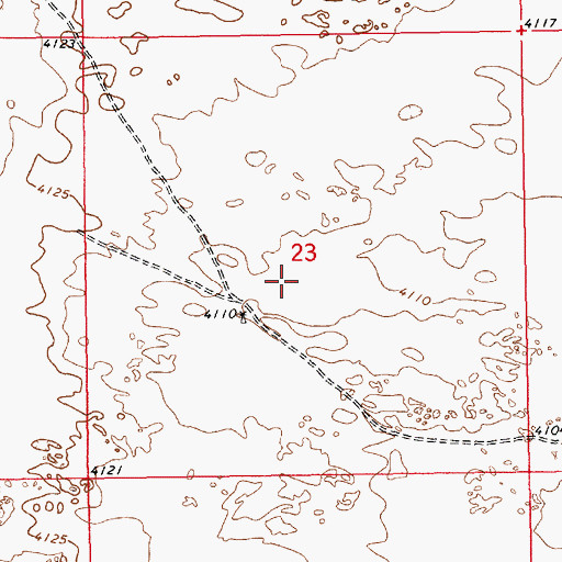 Topographic Map of 12564 Water Well, NM