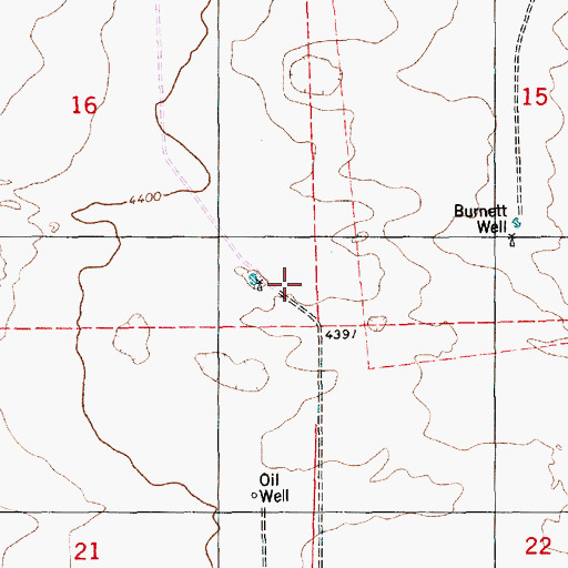Topographic Map of 06210 Water Well, NM