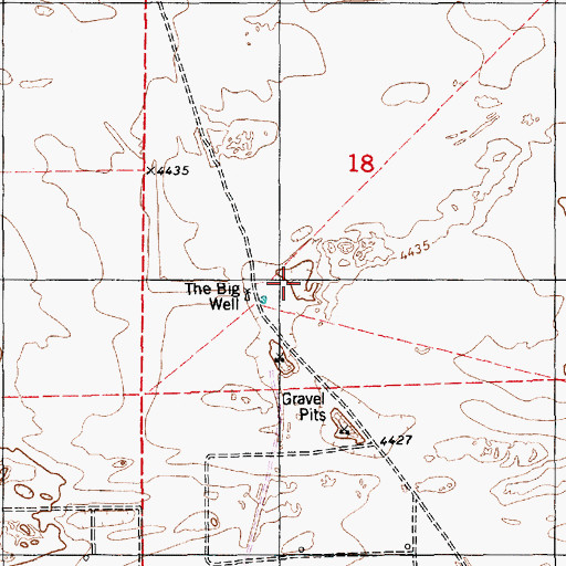 Topographic Map of 06217 Water Well, NM