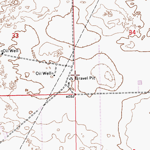 Topographic Map of 12583 Water Well, NM
