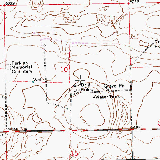 Topographic Map of 12618 Water Well, NM
