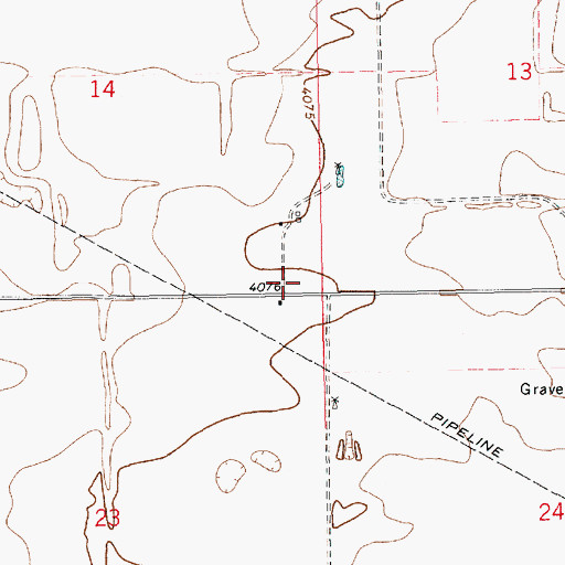 Topographic Map of 12624 Water Well, NM