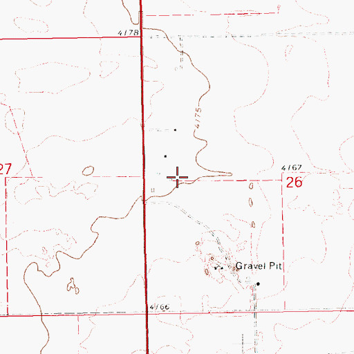 Topographic Map of 12598 Water Well, NM