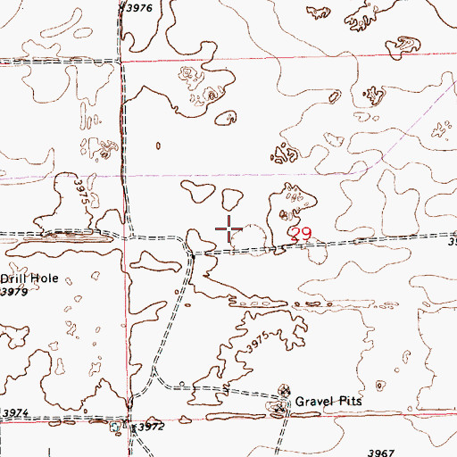 Topographic Map of 12638 Water Well, NM