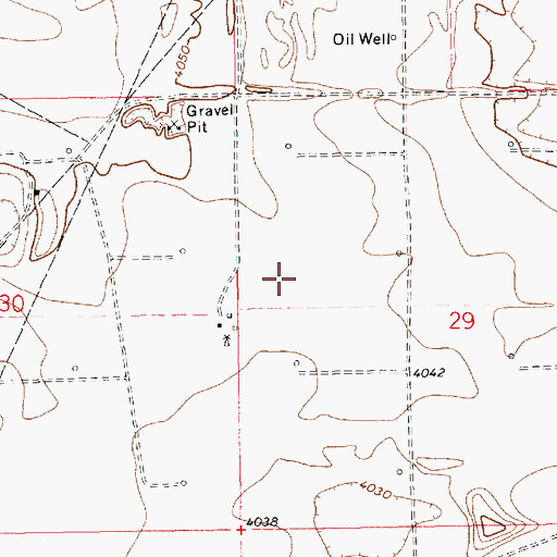 Topographic Map of 12630 Water Well, NM