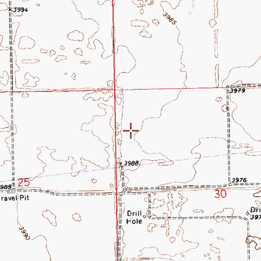 Topographic Map of 12639 Water Well, NM