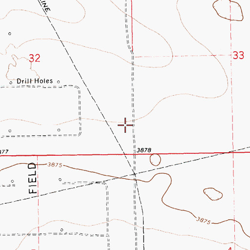 Topographic Map of 12711 Water Well, NM