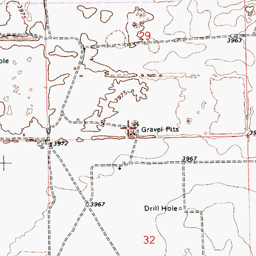 Topographic Map of 12640 Water Well, NM