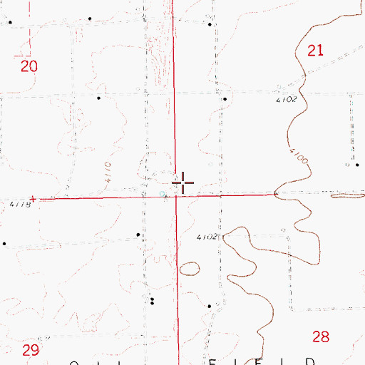Topographic Map of 12608 Water Well, NM