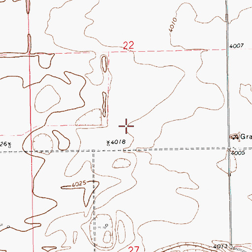 Topographic Map of 12626 Water Well, NM