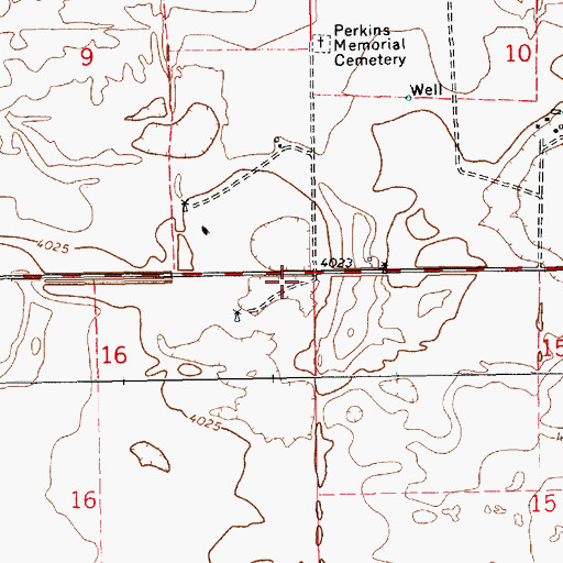 Topographic Map of 12622 Water Well, NM