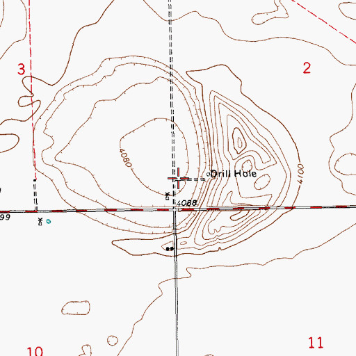 Topographic Map of 12602 Water Well, NM