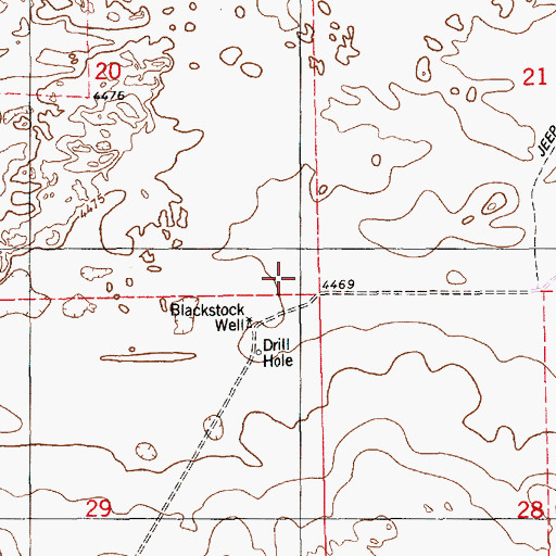 Topographic Map of 06212 Water Well, NM