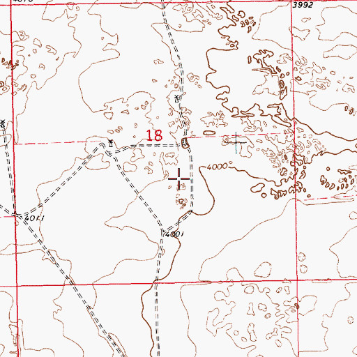 Topographic Map of 11537 Water Well, NM