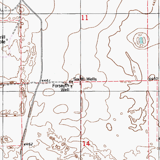 Topographic Map of 06209 Water Well, NM
