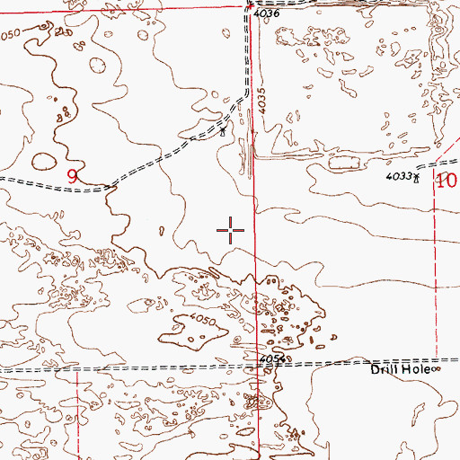 Topographic Map of 11528 Water Well, NM