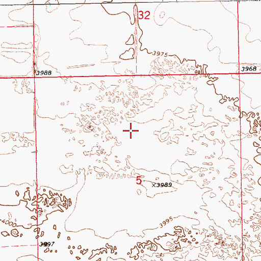 Topographic Map of 11507 Water Well, NM