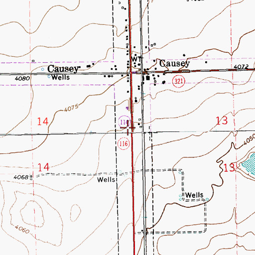 Topographic Map of 11299 Water Well, NM