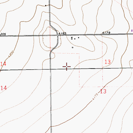 Topographic Map of 11247 Water Well, NM