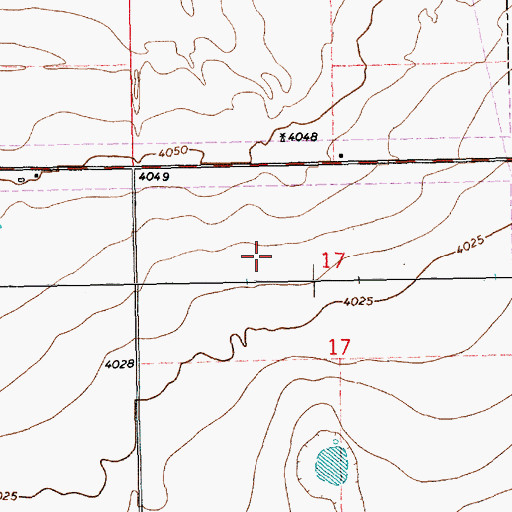Topographic Map of 11343 Water Well, NM