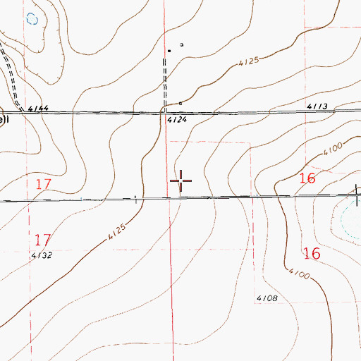 Topographic Map of 11292 Water Well, NM